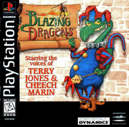 Blazing Dragons (USA) Cover